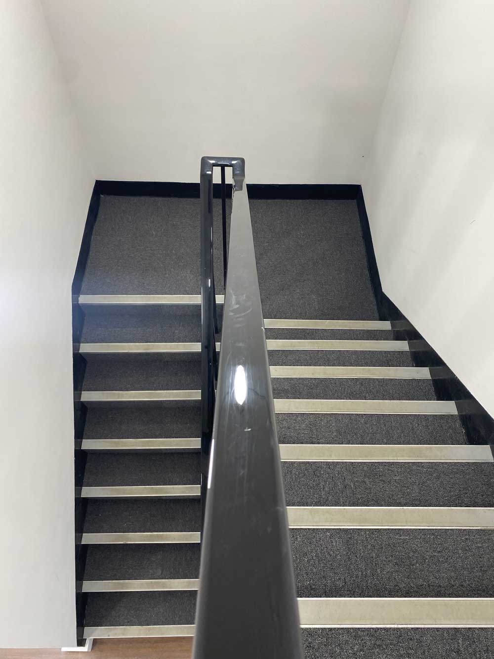 Carpet on a communal staircase