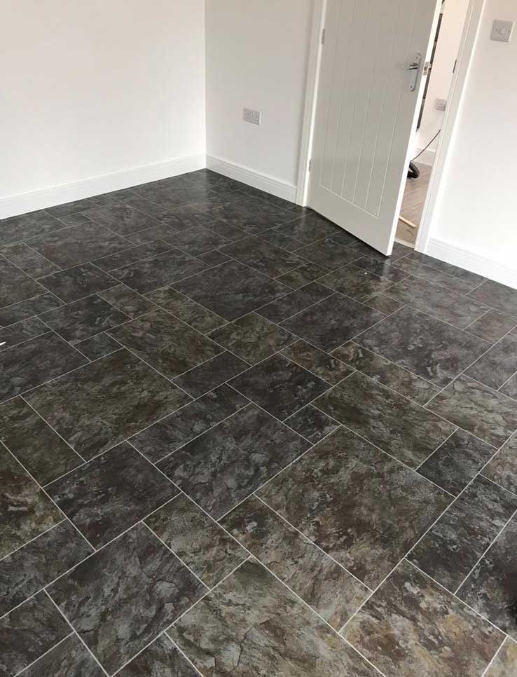 Slate-effect LVT